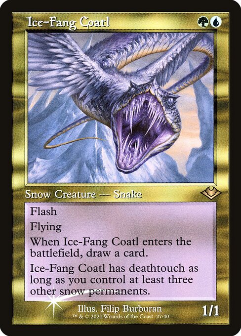 Ice-Fang Coatl (Retro Frame) - Modern Horizons - R - 27
