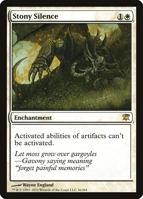 Stony Silence - Innistrad - R - 36