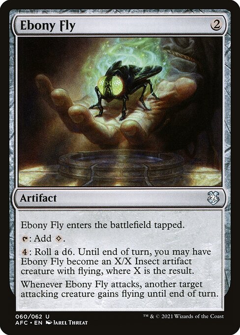 Ebony Fly - Commander: Adventures in the Forgotten Realms - U - 60