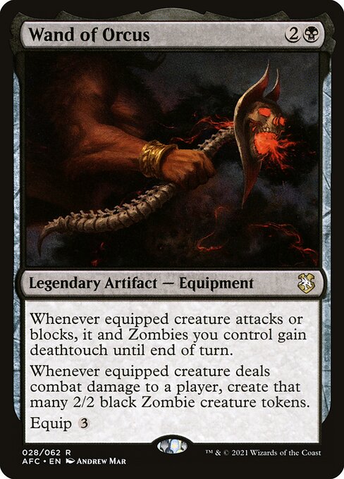 Wand of Orcus - Commander: Adventures in the Forgotten Realms - R - 28