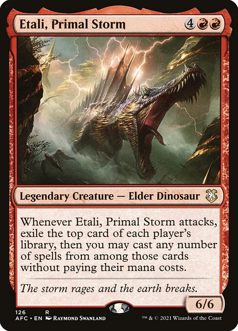 Etali, Primal Storm - Commander: Adventures in the Forgotten Realms - R - 126