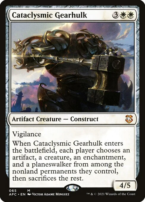Cataclysmic Gearhulk - Commander: Adventures in the Forgotten Realms - M - 65
