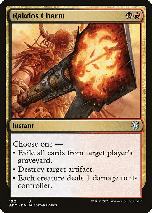 Rakdos Charm - Commander: Adventures in the Forgotten Realms - U - 190