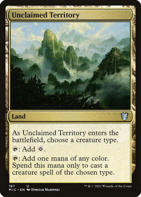 Unclaimed Territory - Commander: Innistrad: Midnight Hunt - U - 187