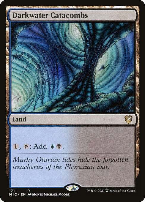 Darkwater Catacombs - Commander: Innistrad: Midnight Hunt - R - 171