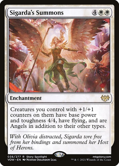 Sigarda's Summons - Innistrad: Crimson Vow - R - 36
