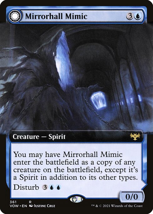 Mirrorhall Mimic (Extended Art) - Innistrad: Crimson Vow - R - 361