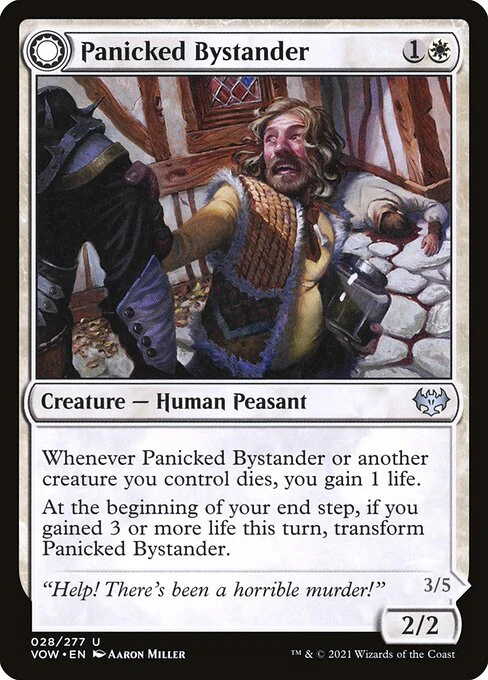 Panicked Bystander - Innistrad: Crimson Vow - U - 28