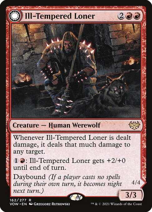 Ill-Tempered Loner - Innistrad: Crimson Vow - R - 162
