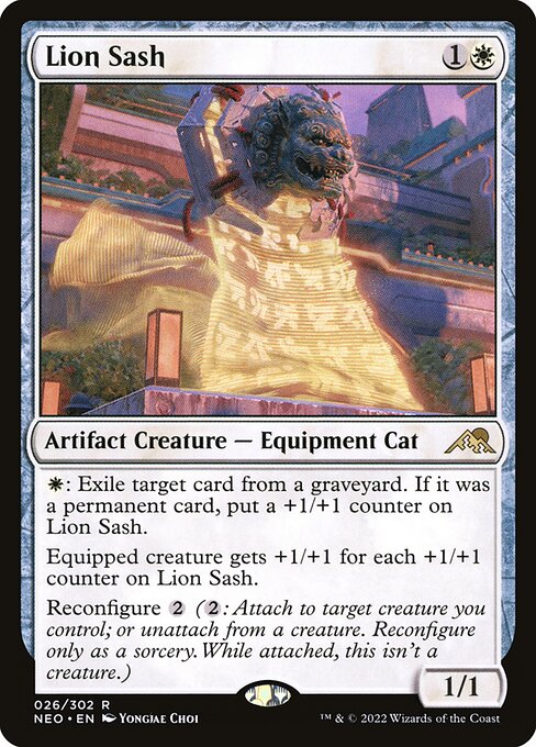 Lion Sash - Kamigawa: Neon Dynasty - R - 26