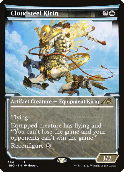 Cloudsteel Kirin (Showcase) - Kamigawa: Neon Dynasty - R - 364