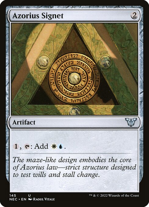 Azorius Signet - Commander: Kamigawa: Neon Dynasty - U - 145
