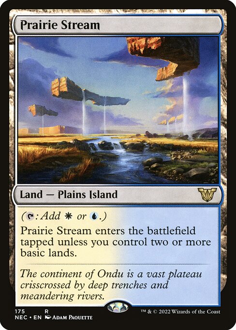 Prairie Stream - Commander: Kamigawa: Neon Dynasty - R - 175