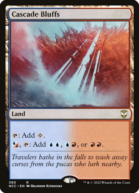 Cascade Bluffs - Commander: Streets of New Capenna - R - 390