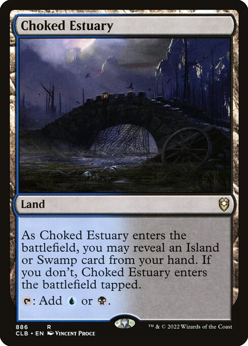 Choked Estuary - Commander Legends: Battle for Baldur's Gate - R - 886