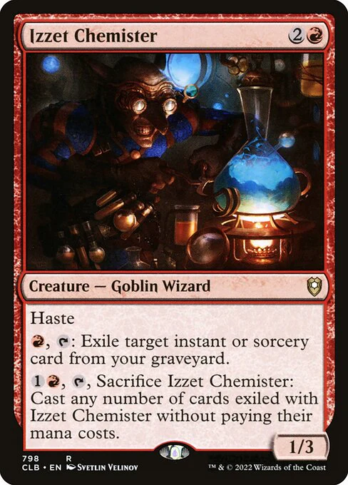 Izzet Chemister - Commander Legends: Battle for Baldur's Gate - R - 798