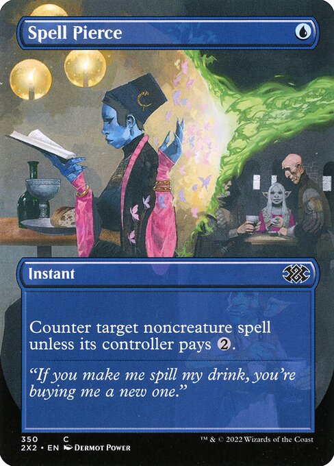 Spell Pierce (Borderless) - Double Masters 2022 - C - 350