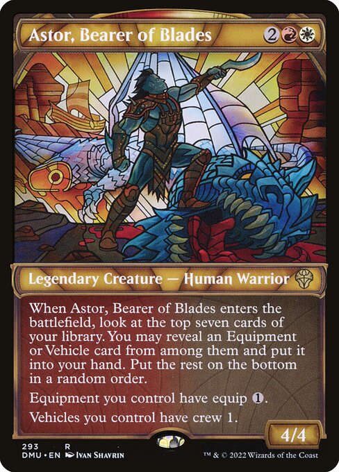 Astor, Bearer of Blades (Showcase) - Dominaria United - R - 293