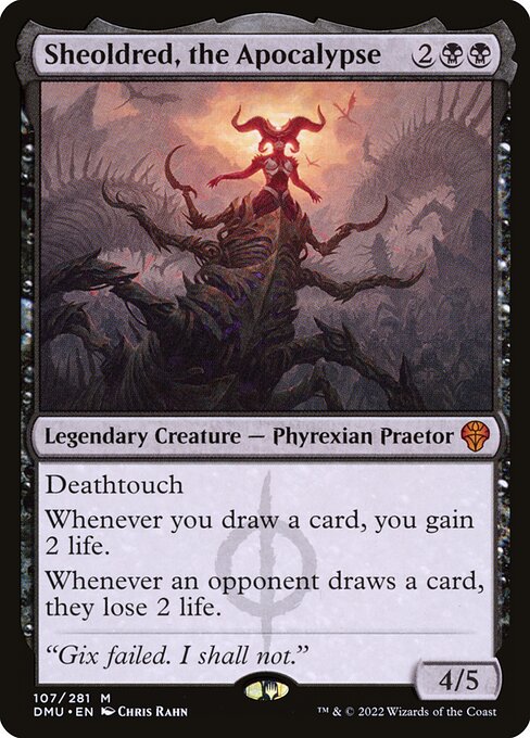 Sheoldred, the Apocalypse - Dominaria United - M - 107