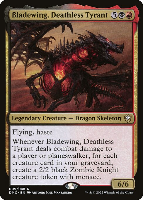 Bladewing, Deathless Tyrant - Commander: Dominaria United - R - 9