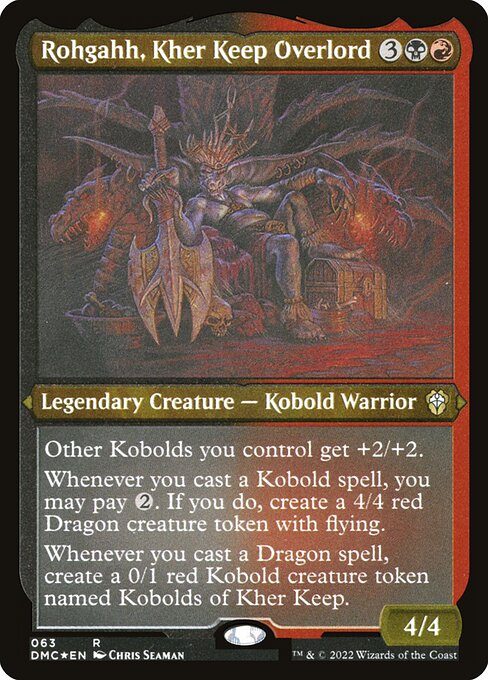 Rohgahh, Kher Keep Overlord (Foil Etched) - Commander: Dominaria United - R - 63