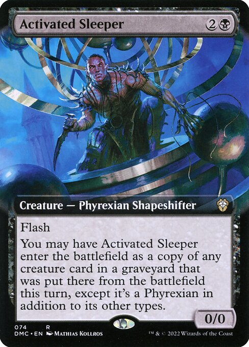 Activated Sleeper (Extended Art) - Commander: Dominaria United - R - 74
