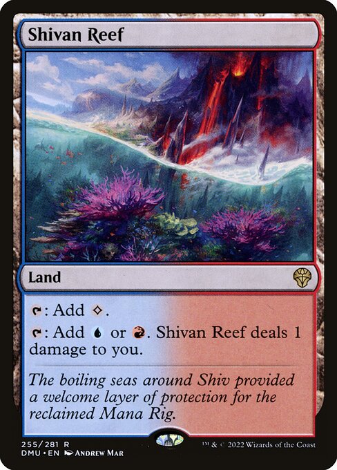 Shivan Reef - Promo Pack: Dominaria United - R - 255