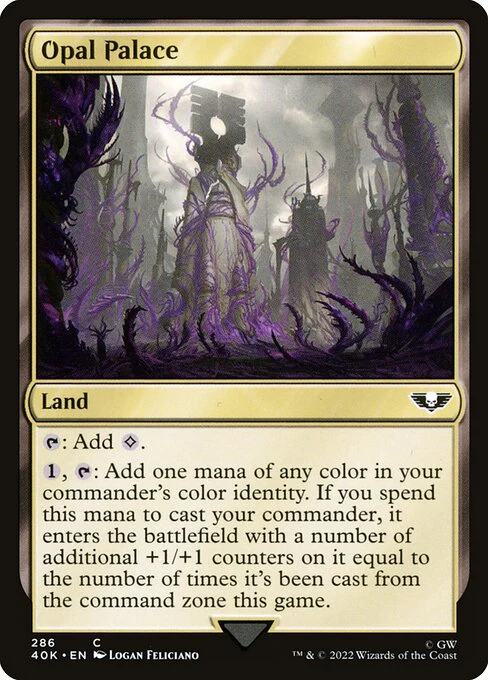 Opal Palace (Surge Foil) - Universes Beyond: Warhammer 40,000 - C - 286