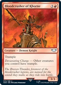 Bloodcrusher of Khorne - Universes Beyond: Warhammer 40,000 - U - 72
