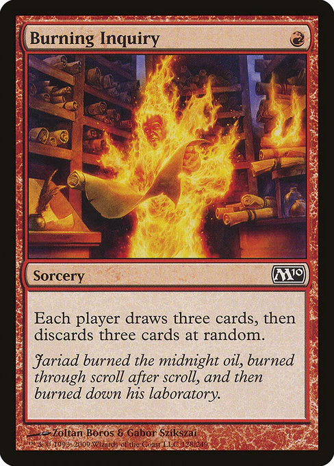 Burning Inquiry - The List Reprints - C - 128