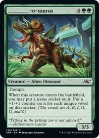 _______-o-saurus - Unfinity - C - 148