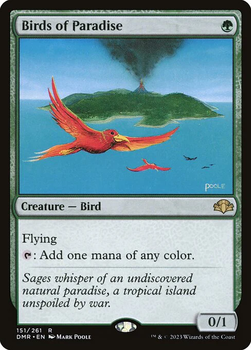 Birds of Paradise - Dominaria Remastered - R - 151