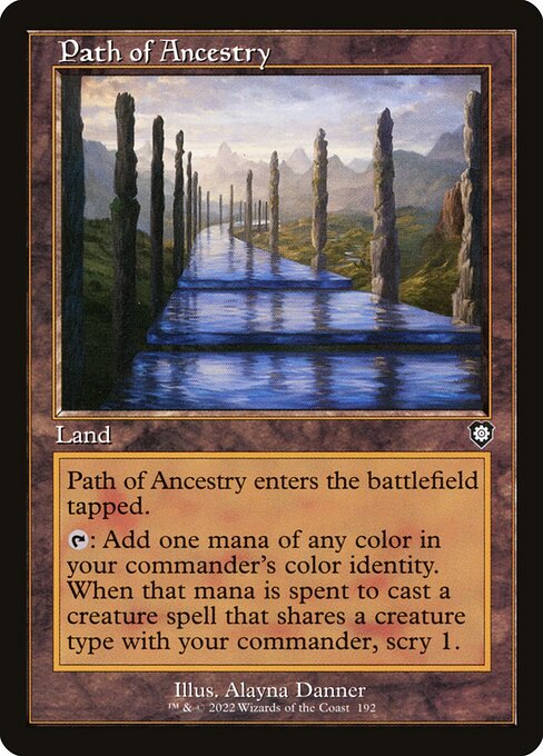 Path of Ancestry (Retro Frame) - Commander: The Brothers' War - C - 192