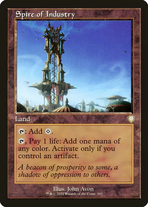 Spire of Industry (Retro Frame) - Commander: The Brothers' War - R - 203
