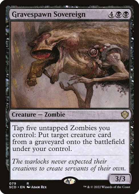 Gravespawn Sovereign - Starter Commander Decks - R - 79