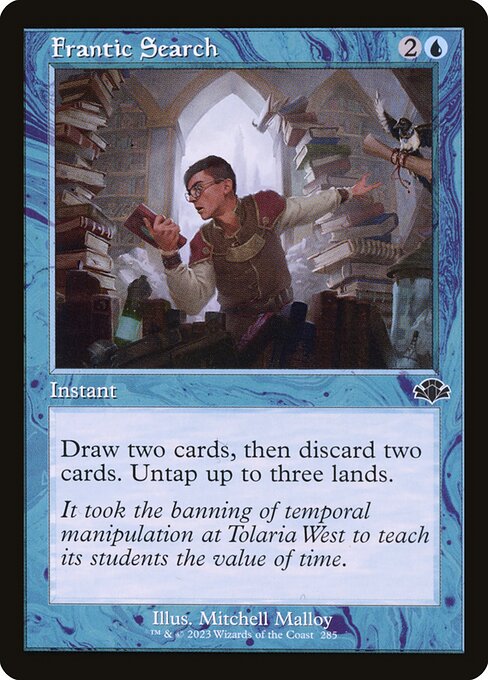 Frantic Search (Retro Frame) - Dominaria Remastered - C - 285