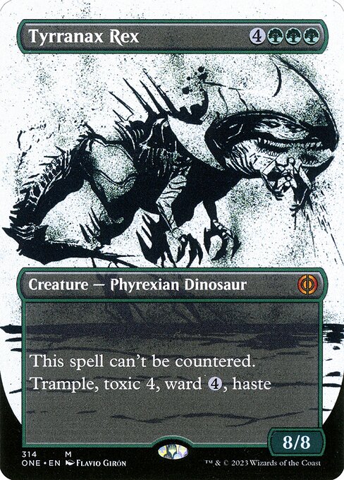 Tyrranax Rex (Showcase) - Phyrexia: All Will Be One - M - 314