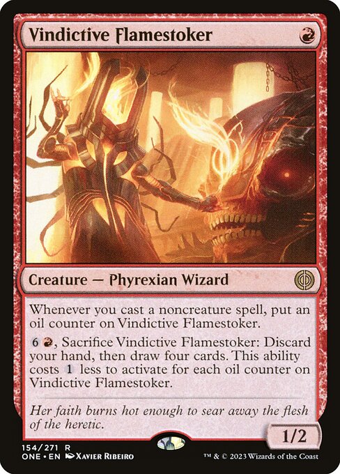 Vindictive Flamestoker - Phyrexia: All Will Be One - R - 154