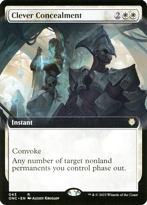 Clever Concealment (Extended Art) - Commander: Phyrexia: All Will Be One - R - 43