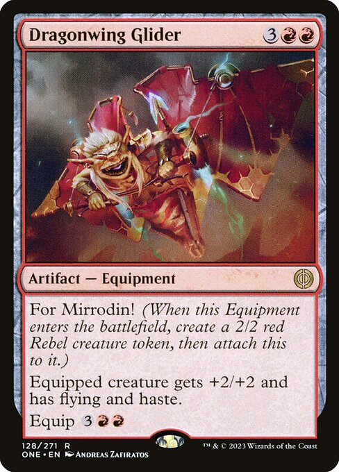 Dragonwing Glider - Phyrexia: All Will Be One - R - 128