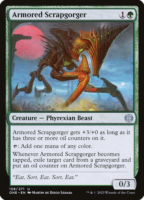 Armored Scrapgorger - Phyrexia: All Will Be One - U - 158