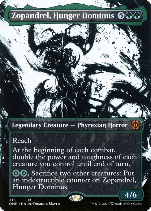 Zopandrel, Hunger Dominus (Showcase) - Phyrexia: All Will Be One - M - 315