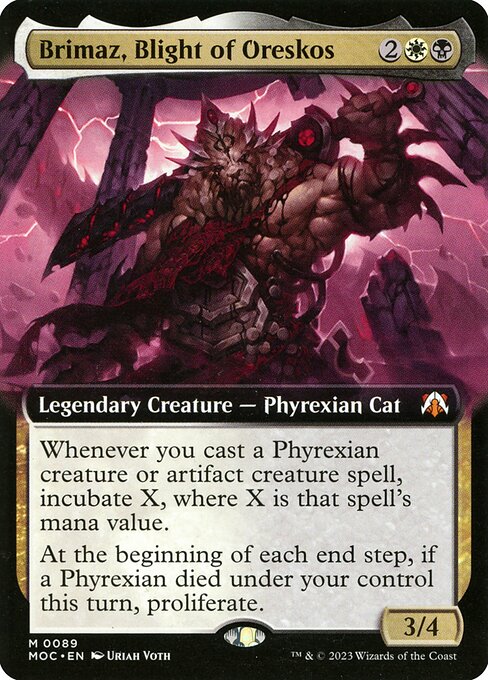 Brimaz, Blight of Oreskos (Extended Art) - Commander: March of the Machine - M - 89