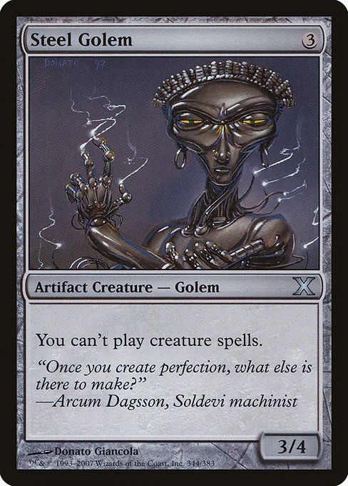 Steel Golem - 10th Edition - U - 344