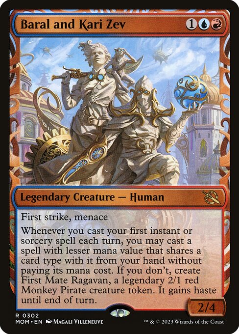 Baral and Kari Zev (Showcase) - March of the Machine - R - 302