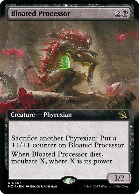 Bloated Processor (Extended Art) - March of the Machine - R - 357