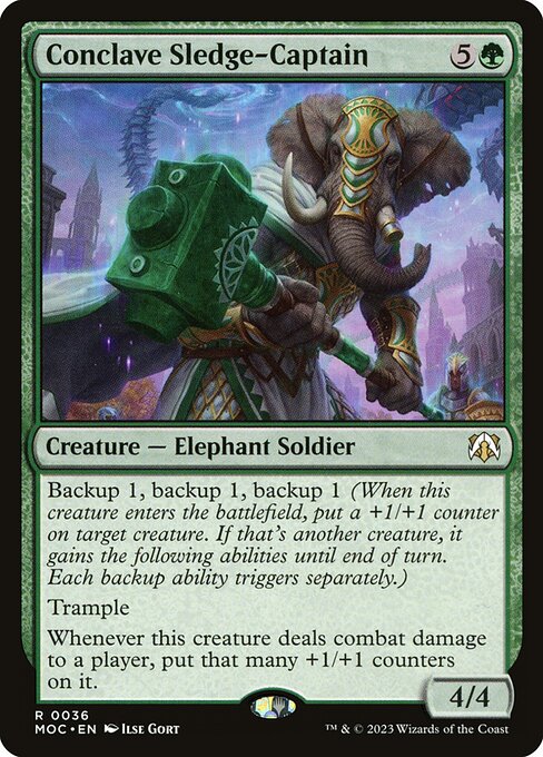 Conclave Sledge-Captain - Commander: March of the Machine - R - 36