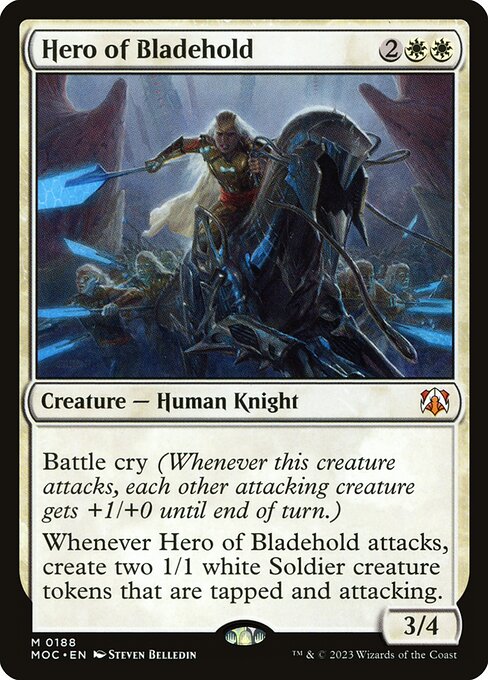 Hero of Bladehold - Commander: March of the Machine - M - 188