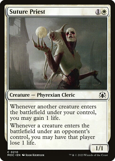 Suture Priest - Commander: March of the Machine - C - 210
