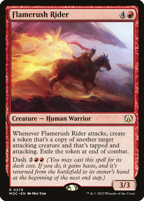 Flamerush Rider - Commander: March of the Machine - R - 279